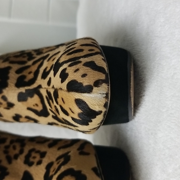 L.A.M.B. leopard print leather heels - Picture 8 of 10